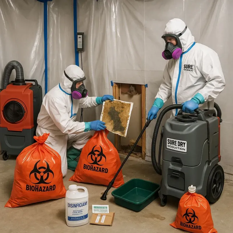Contaminated Water Handling Protocols process in Clive, IA